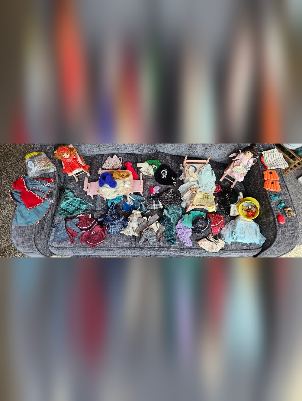 Ginny Dolls, Handmade Clothes, Furniture